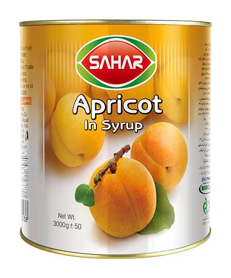 APRICOTS IN SYRUP 3000 G SAHAR