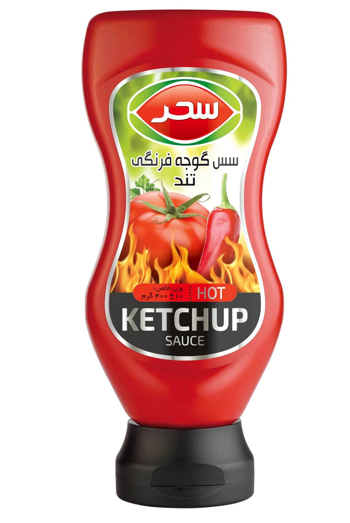 HOT KETCHUP 390 G SAHAR
