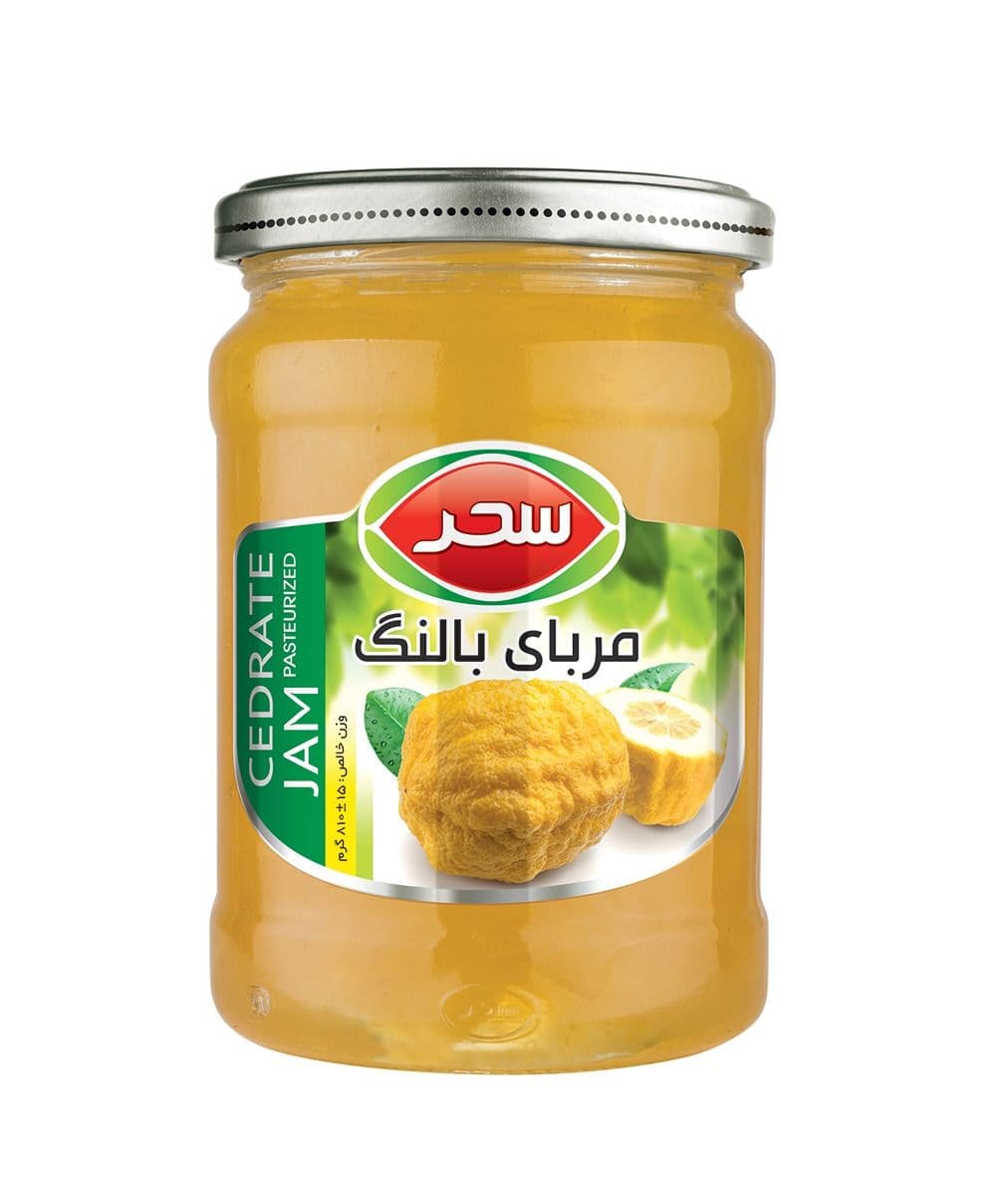 مربای بالنگ شیشه وزن خالص 810 گرم