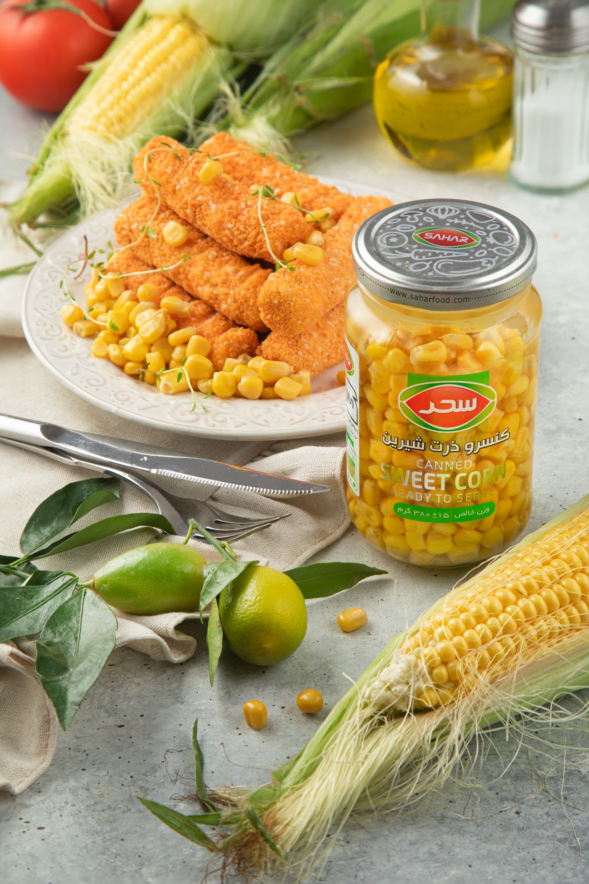 کنسرو ذرت سحر