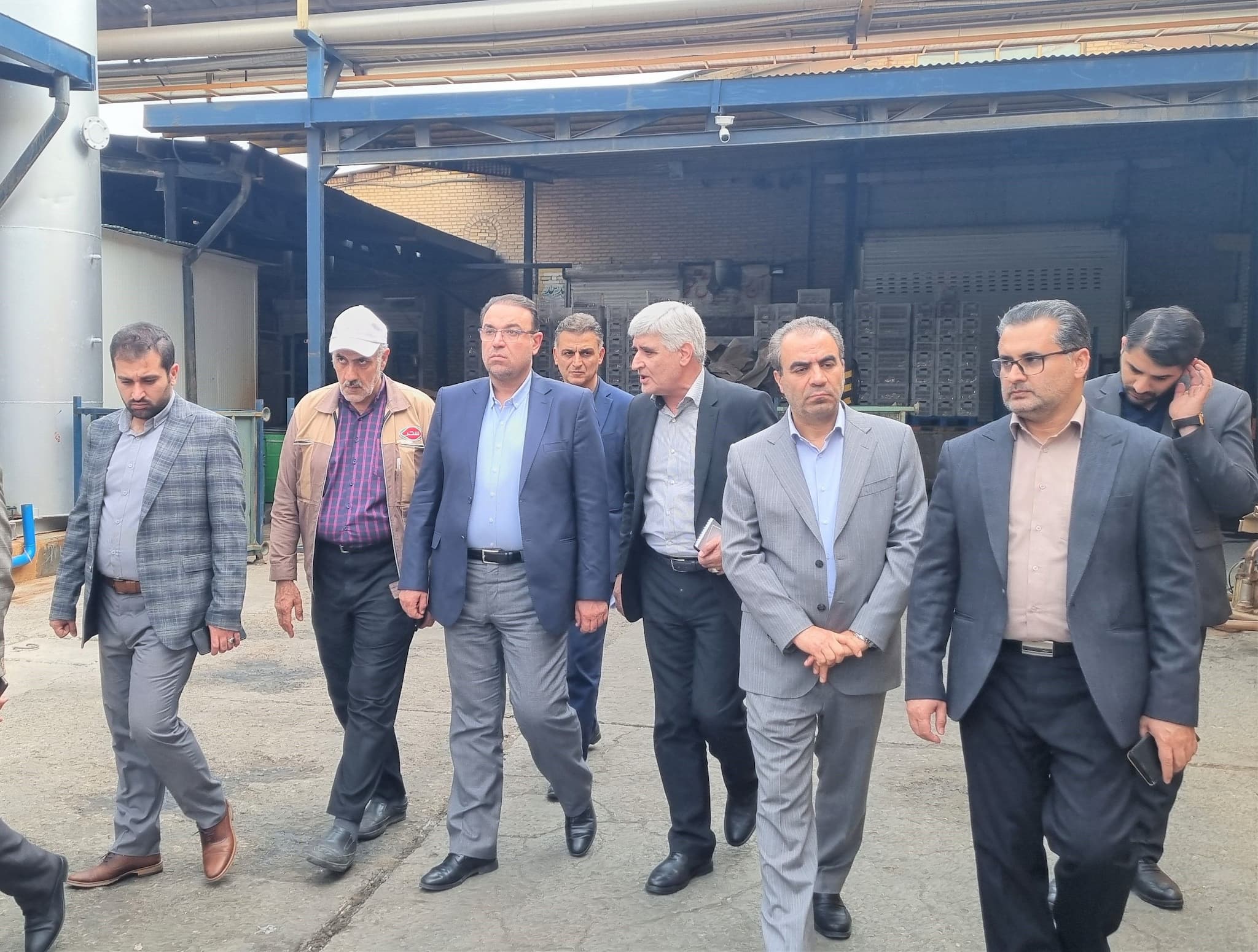 بازدید ابراهیم شیح از شرکت سحر