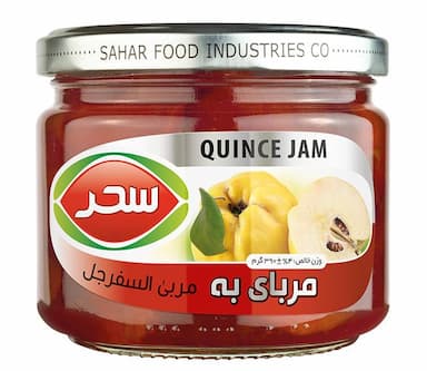 مربای به شیشه وزن خالص 390 گرم