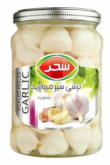 PICKLED PEELED GARLIC 660 G