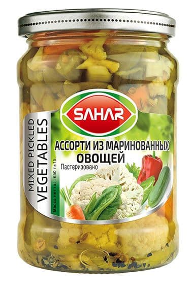 Ассорти иэ маринованных овощей 650 г