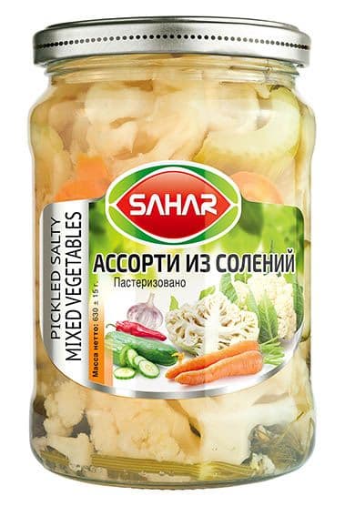 АССОРТИ ИЗ СОЛЕНИЙ 630 г 