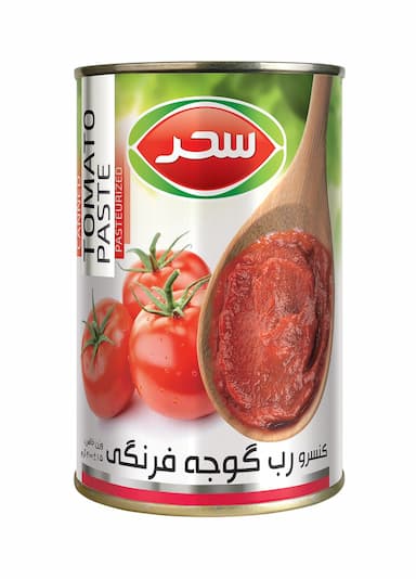 کنسرو رب گوجه فرنگی قوطی وزن خالص 400 گرم 