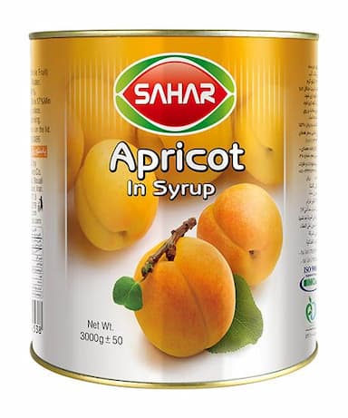 APRICOTS IN SYRUP 3000 G