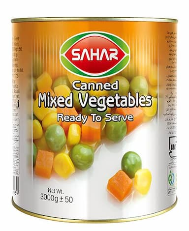 MIXED VEGETABLES 3000 G
