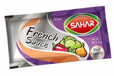 سس سالاد فرانسوی تک نفره وزن خالص 18  گرم
