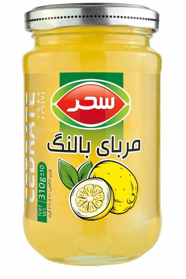 مربای بالنگ سحر شیشه وزن خالص 310 گرم