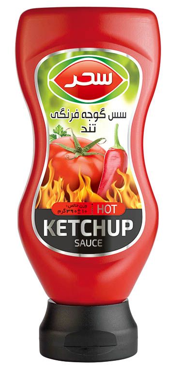سس گوجه فرنگی تند وزن خالص 390 گرم
