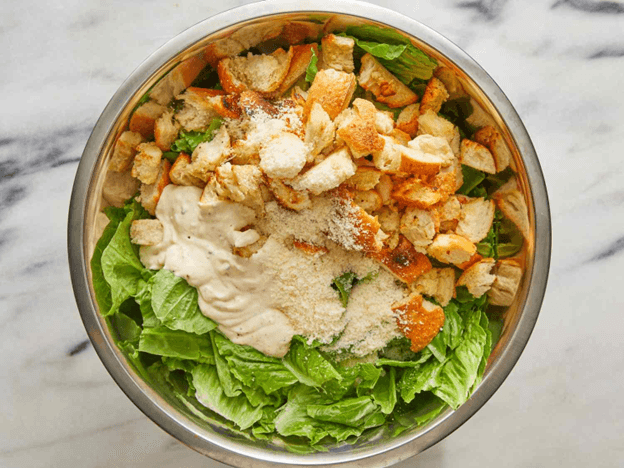 مواد لازم سالاد سزار