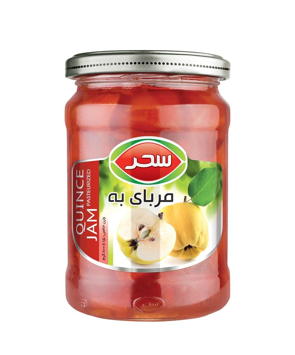 مربای به سحر شیشه وزن خالص 800 گرم