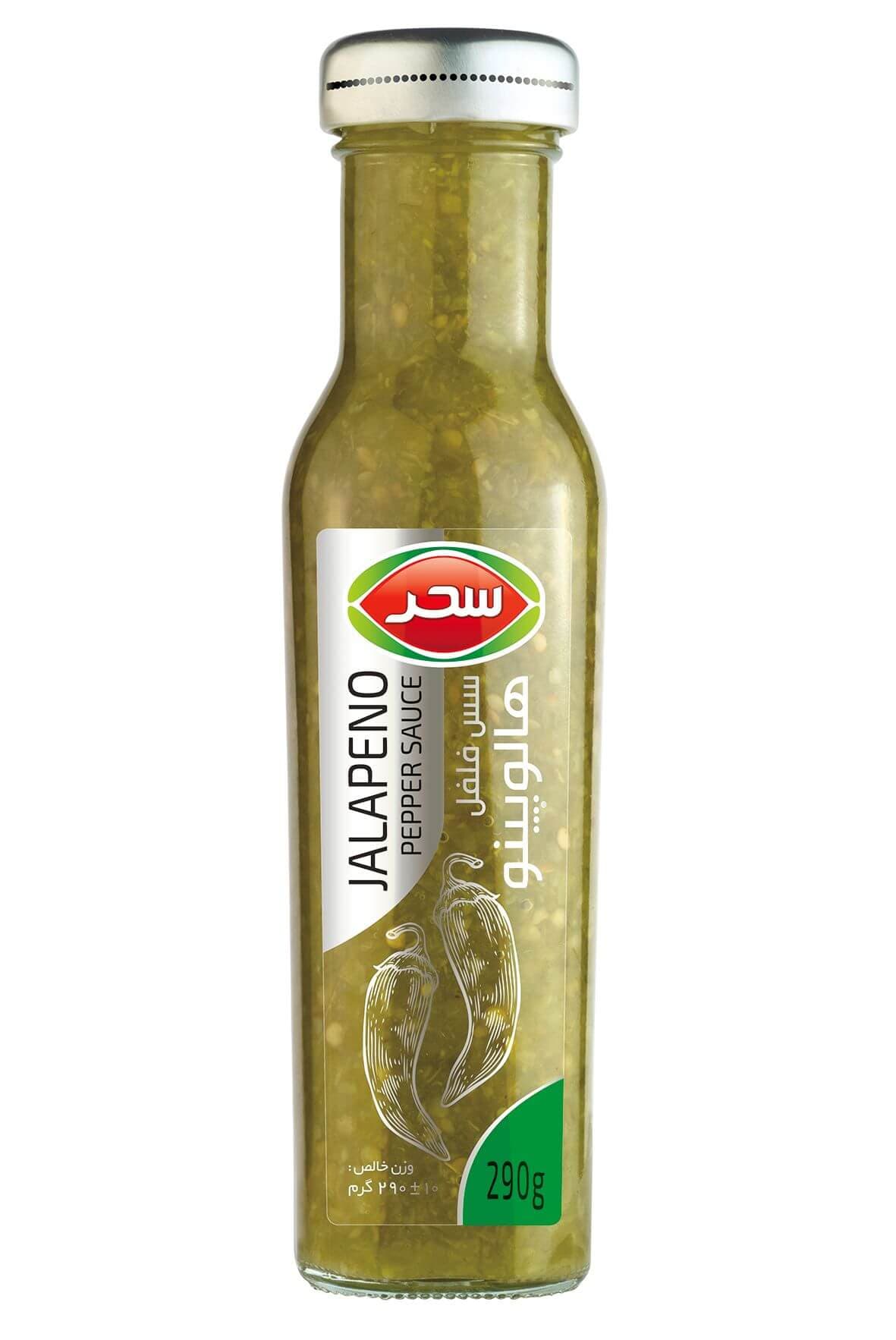 سس فلفل هالوپینو سبز شیشه وزن خالص 290 گرم