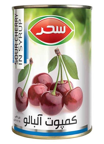 SOUR CHERRY IN SYRUP 410 G SAHAR