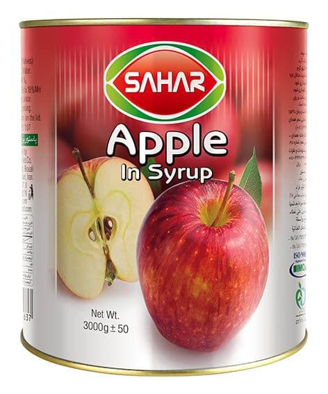 APPLE IN SYRUP 3000 G SAHAR