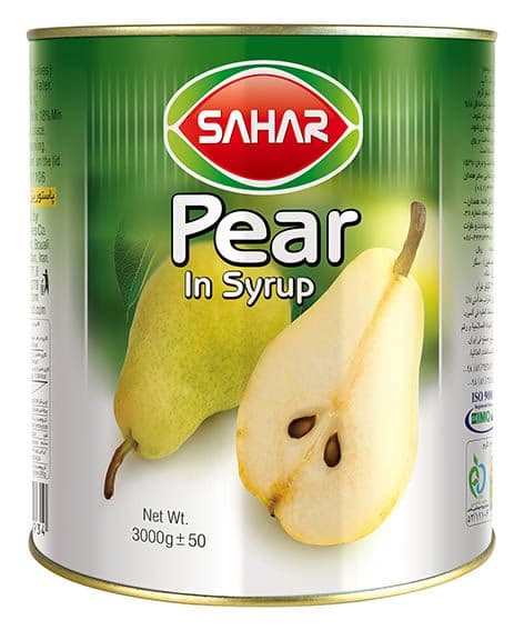 PEAR IN SYRUP 3000 G SAHAR