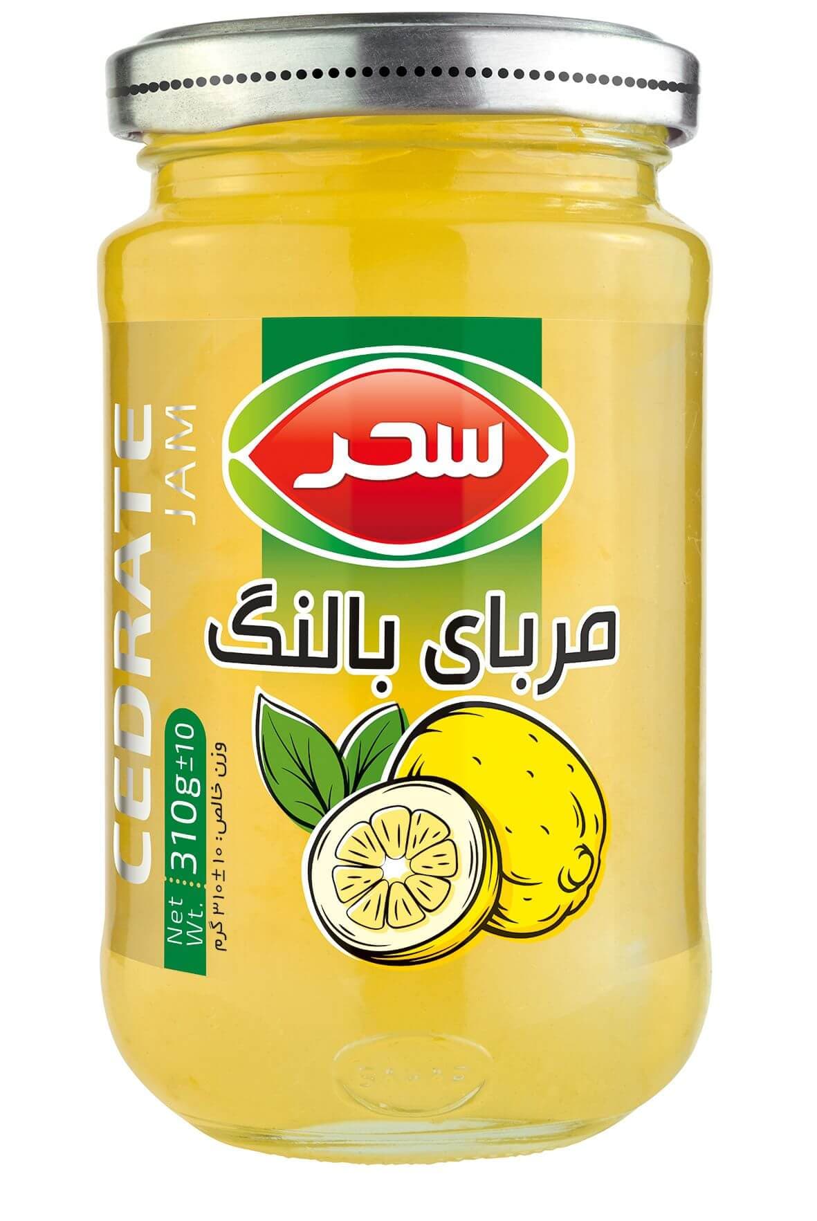 مربای بالنگ سحر شیشه وزن خالص 310 گرم