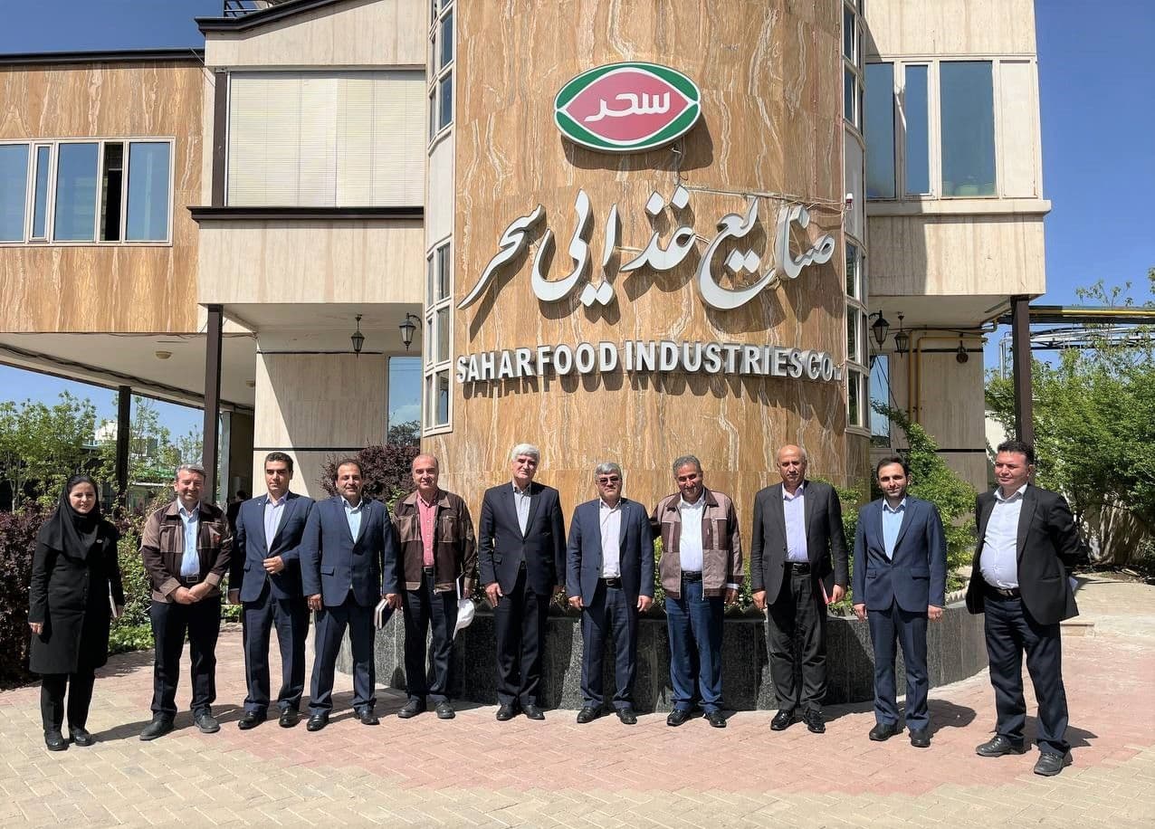 بازدید مدیریت محترم امور شعب بانک سینا کردستان و همدان از کارخانه شرکت سحر
